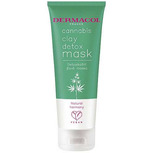 DERMACOL Cannabis clay detox mask jílová maska 100 ml